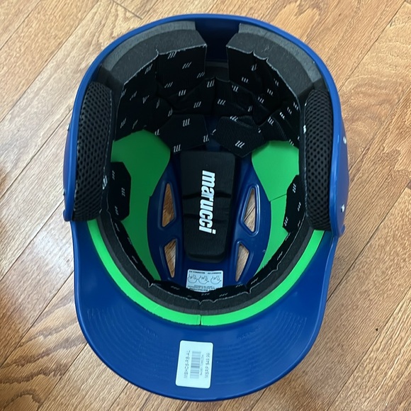 Marucci batting helmet. Brand new. Never worn. Royal Blue. Size L 7 1/4–7 5/8. - Picture 3 of 6